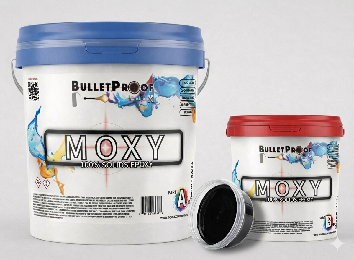 Bulletproof: MOXY | 100% Solids Epoxy 3 Gallon Kit - Black image