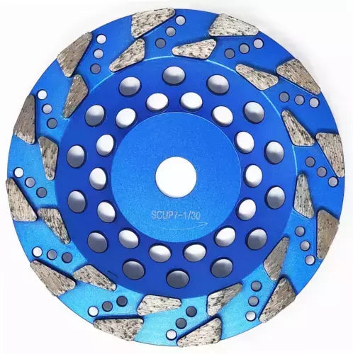 World Diamond Source  - 7" x 7/8" - 5/8" - HALO Wheel - 30/40 Grit image 0
