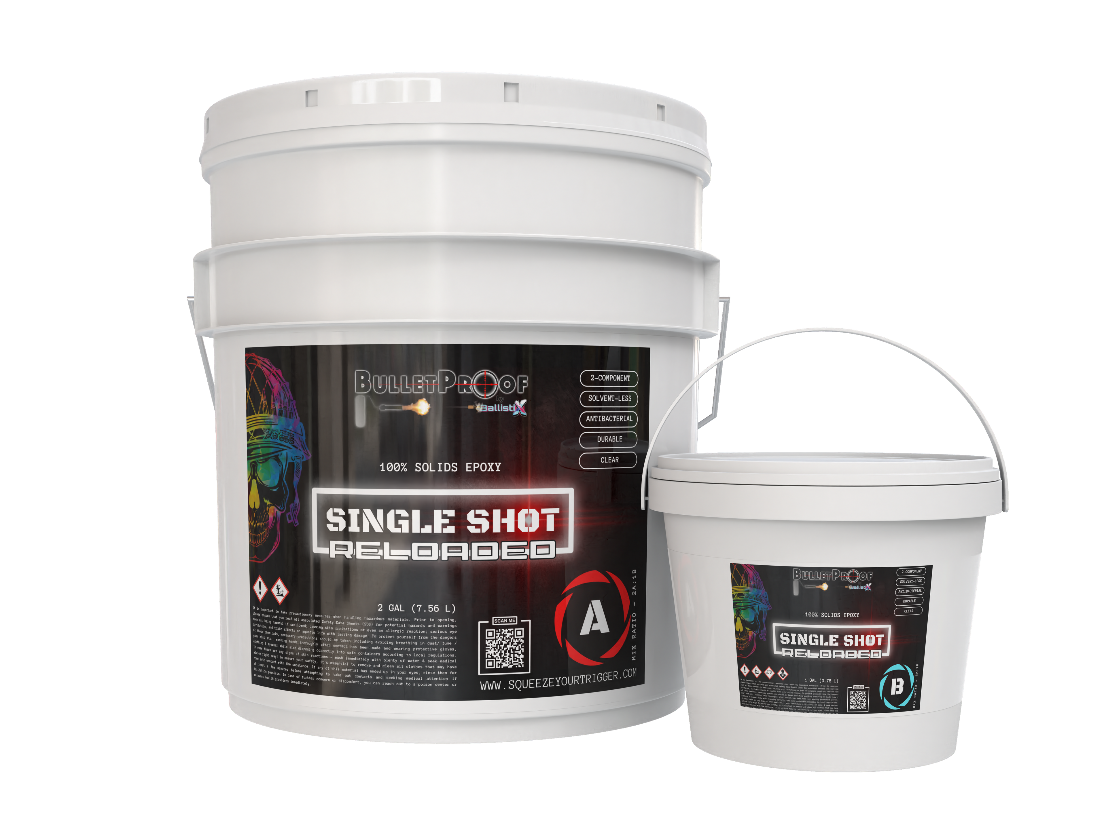 Single Shot Reloaded | 100% Solids Epoxy (3 Gal Kit) image 0