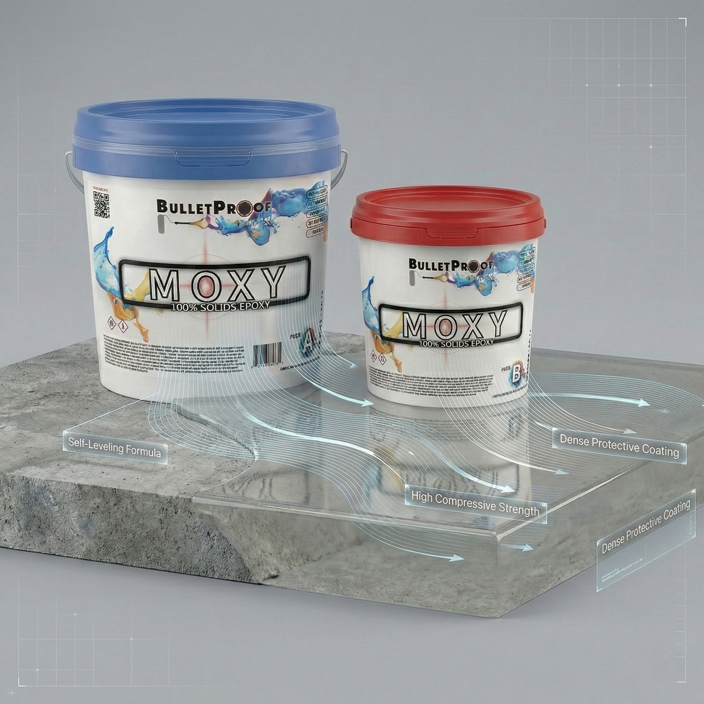 Bulletproof: MOXY | 100% Solids Epoxy 3 Gallon Kit image 6