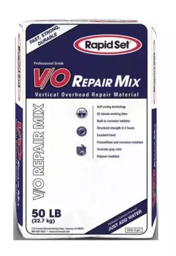 Rapid Set 50 lb. Bag Vertical Overhead Repair Mix image 0