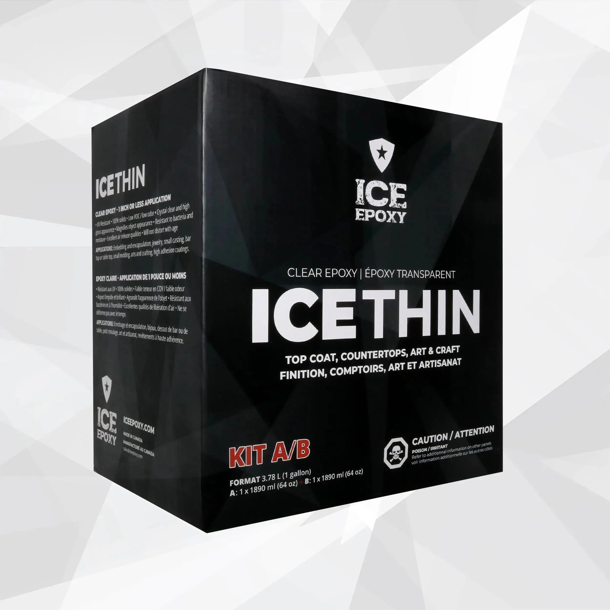 Ice Epoxy: ICE-THIN Flood Coat Crystal Epoxy image 2