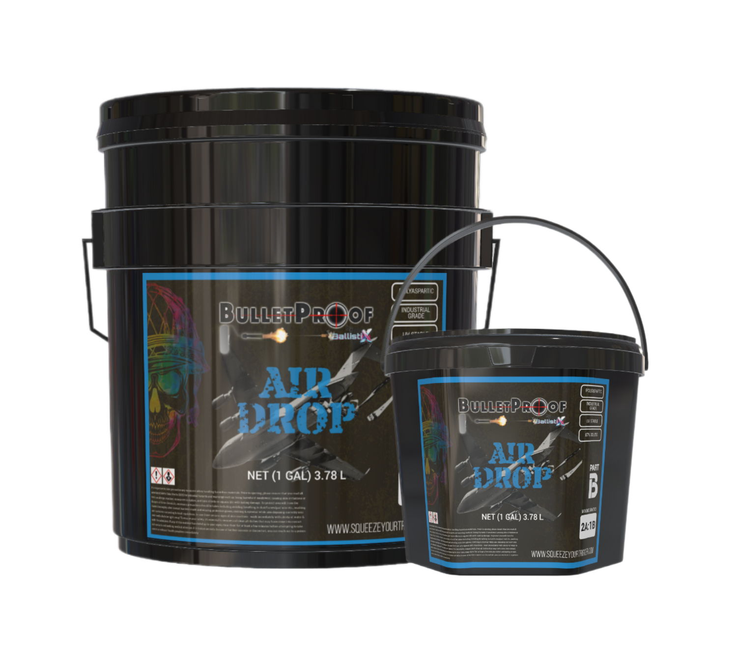AirDrop | 87% Solids Polyaspartic (3 GAL KIT) image 0