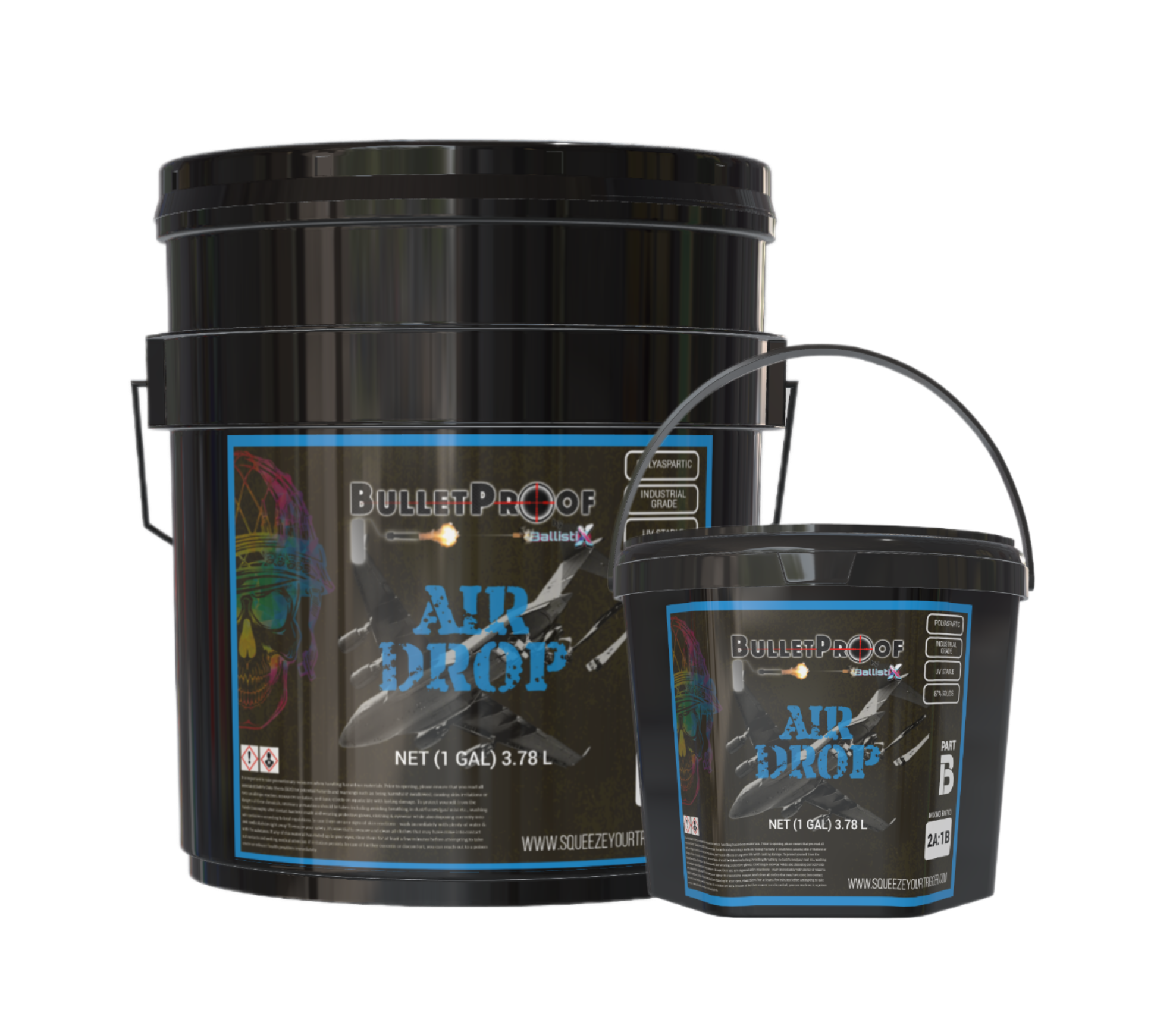 AirDrop | 87% Solids Polyaspartic (3 GAL KIT) image 0