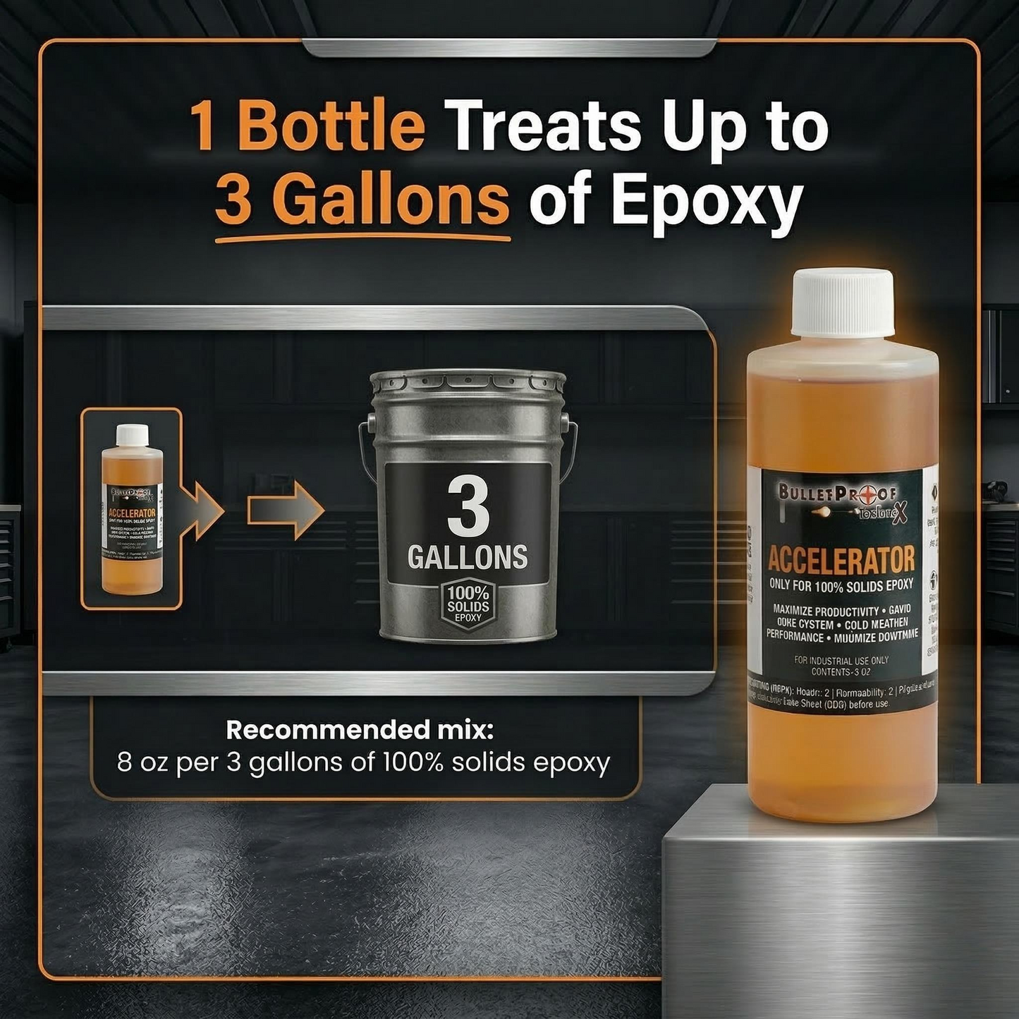 Bulletproof - 100% Solids Epoxy Cure Time Accelerator image 1