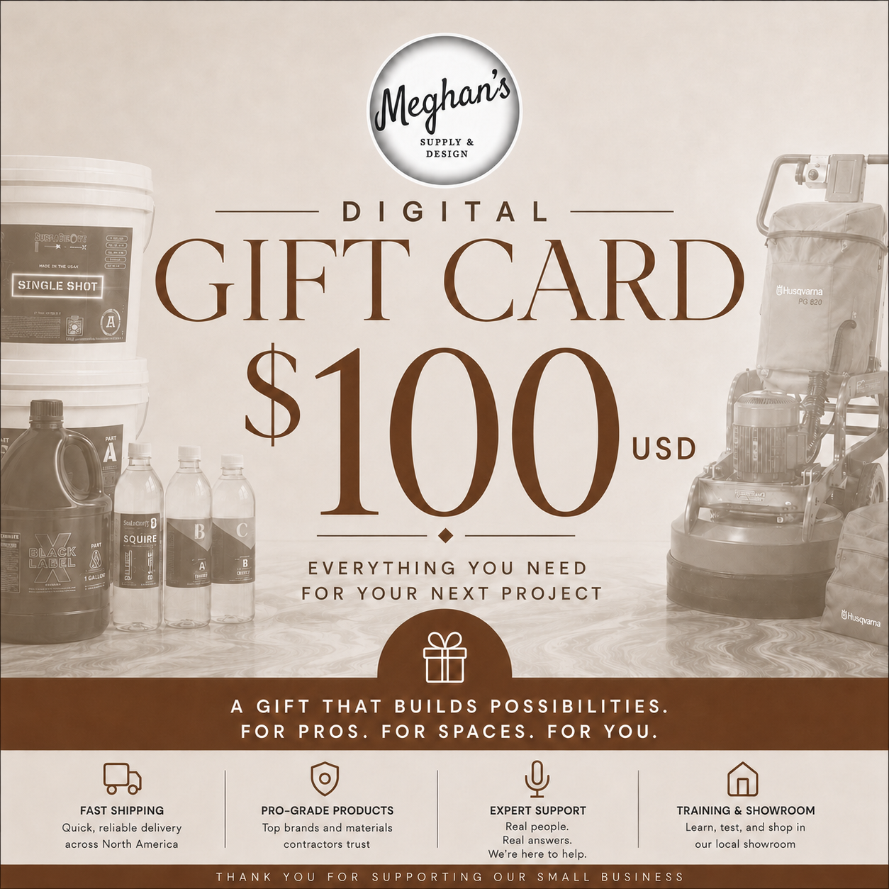 Meghan's Gift Card
