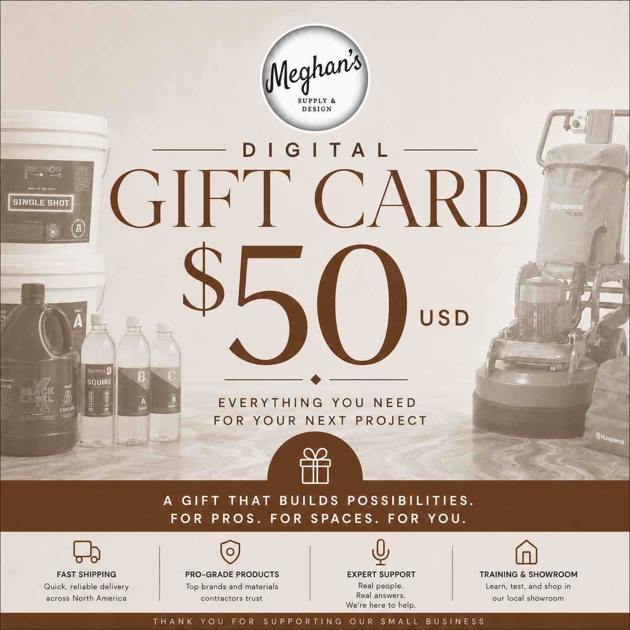 Meghan's Gift Card