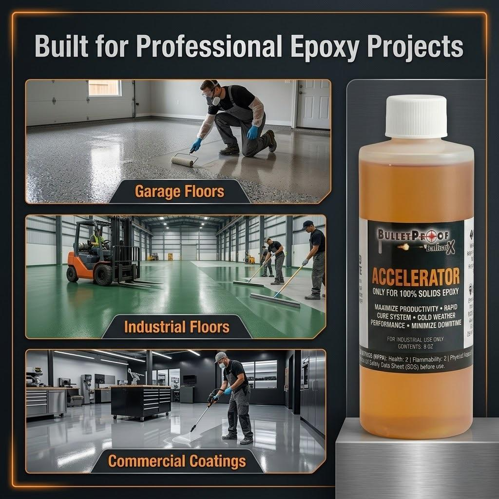 Bulletproof - 100% Solids Epoxy Cure Time Accelerator image 2
