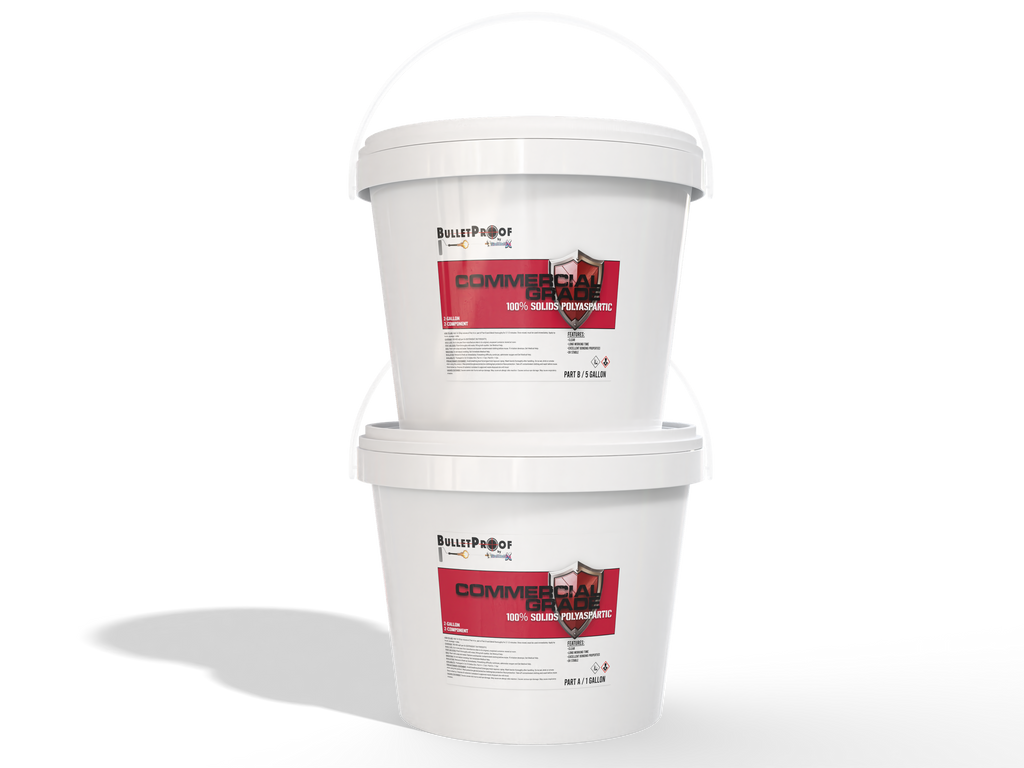 Bulletproof: Commercial Grade - 100% Solids Polyaspartic - 2 Gallons image