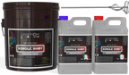 Bulletproof: Single Shot (Pre-Tinted) 100% Solids Epoxy - 3 Gallon Kit + Mixer - Medium Gray image