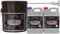 Bulletproof: Single Shot (Pre-Tinted) 100% Solids Epoxy - 3 Gallon Kit + Mixer - Medium Gray image