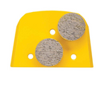 Syntec Slim Fit - Double Round Segments - 60/80, Hard (Yellow) image